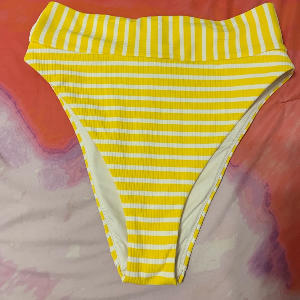Aerie NWOT high cut cheeky swim bottoms